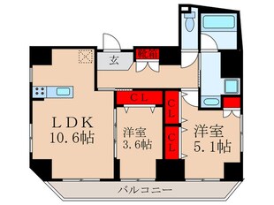 The Coteau Shin-Nakanoの物件間取画像